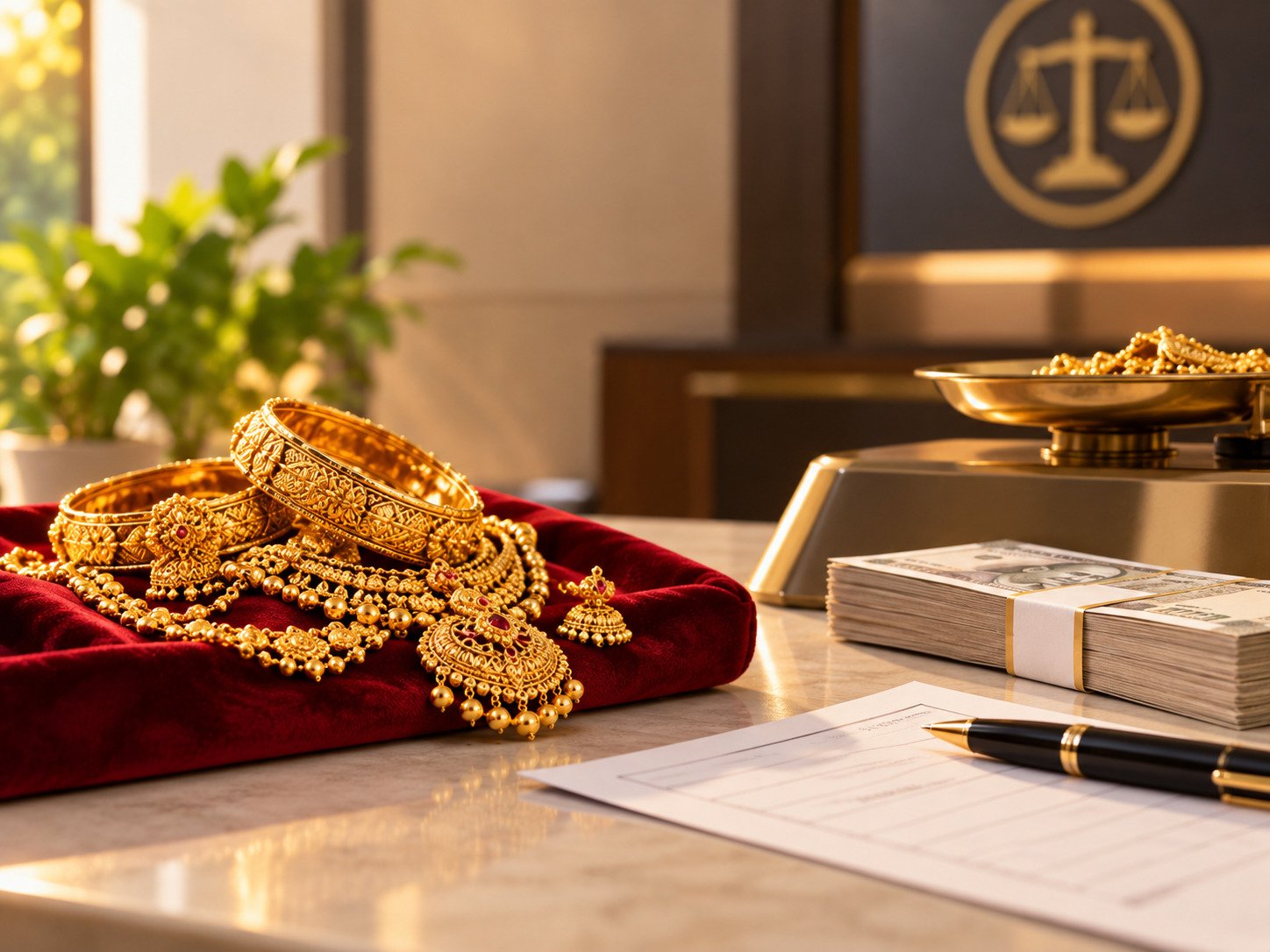 Pledged gold assistance
